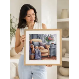 Siuvinėjimo kryželiu rinkinys "Saldūs sapnai" 26,35 × 25,72 cm AVA-P053