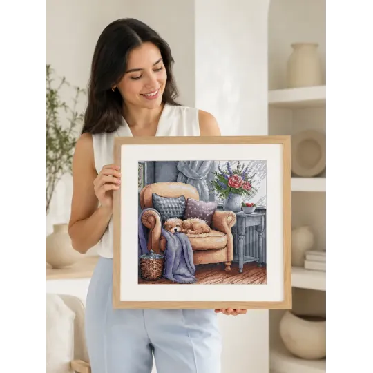 Cross stitch kit "Sweet Dreams" 26.35 × 25.72 cm AVA-P053