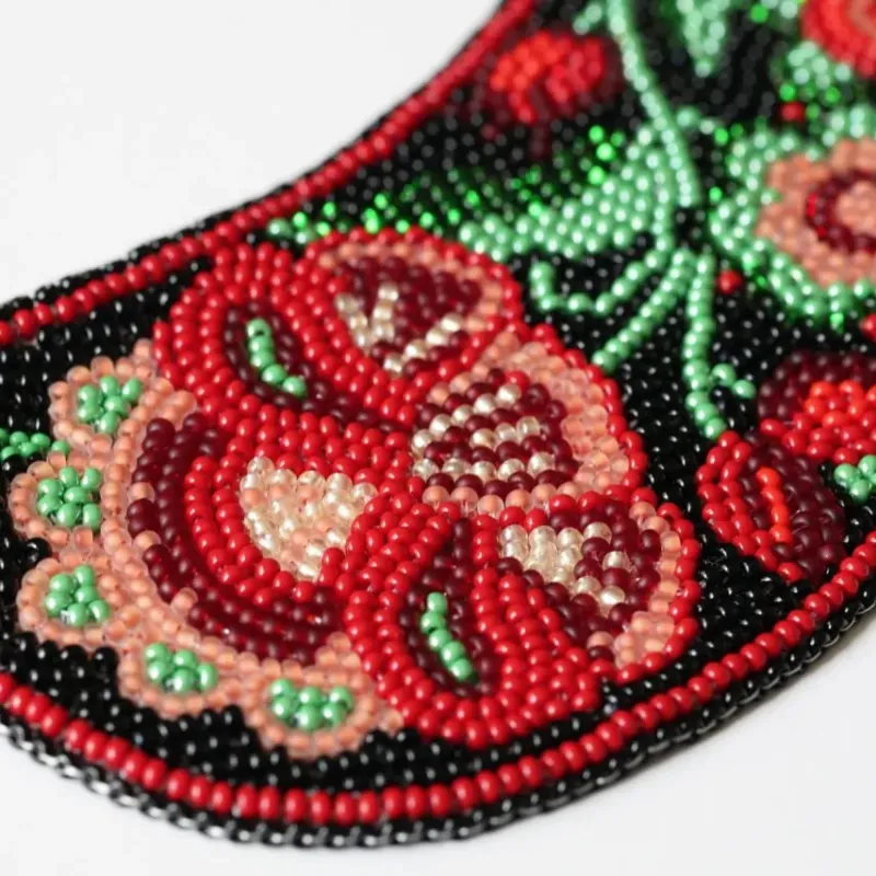 Main Bead Embroidery Kit Collar “Ethno Code” 25 х 27 cm AADC-005