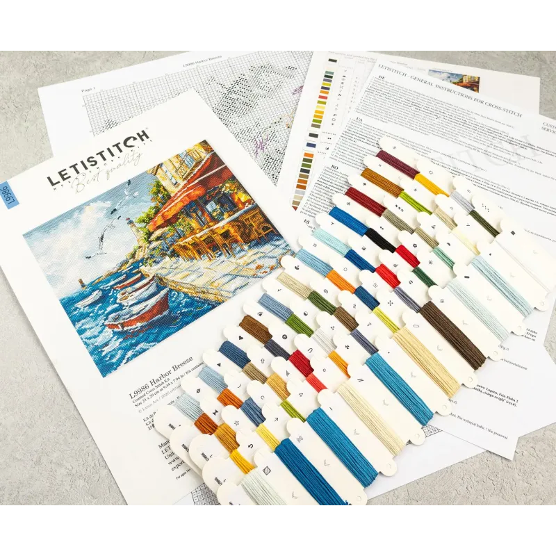 Cross stitch kit "Harbor Breeze" 24x20 cm SLETIL9986
