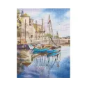 Kreuzstichsets "Küstenboote" 21,5x28,5 cm RTOM1083