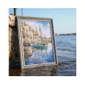 Cross-stitch kits "Coastal Boats" 21,5x28,5 cm RTOM1083