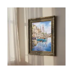 Kreuzstichsets "Küstenboote" 21,5x28,5 cm RTOM1083