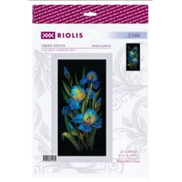 Kreuzstich-Set "Schöne Irisse" 25x50 cm SR2346