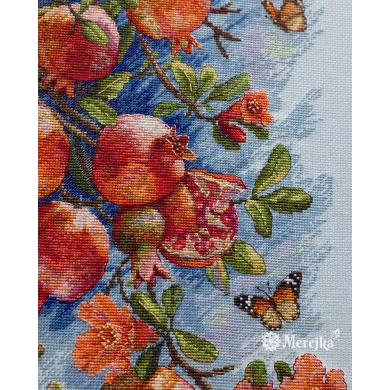 Kit de point de croix "Fruits Rubis" 25x36 cm SK305