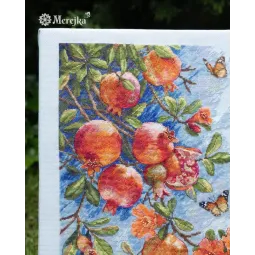 Kit de point de croix "Fruits Rubis" 25x36 cm SK305