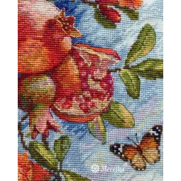 Kryželiu siuvinėjimo rinkinys "Ruby Fruits" 25x36 cm SK305