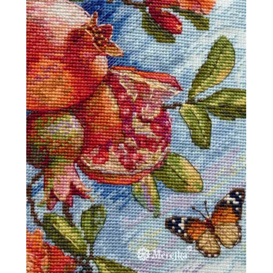 Kit de point de croix "Fruits Rubis" 25x36 cm SK305
