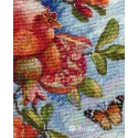 Kit de point de croix "Fruits Rubis" 25x36 cm SK305