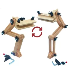 Support de bureau - Support de broderie multi-réglable avec tête à encliqueter 2 en 1 190-26