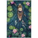 Cross-stitch kit "One in a canoe" 21 х 32 cm AAH-170