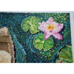 Cross-stitch kit "One in a canoe" 21 х 32 cm AAH-170