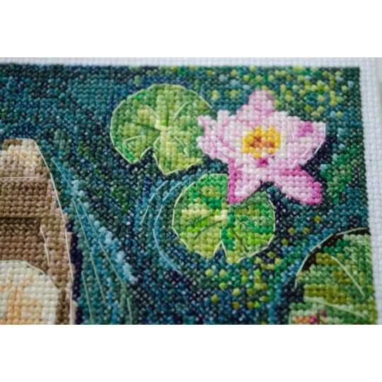 Cross-stitch kit "One in a canoe" 21 х 32 cm AAH-170