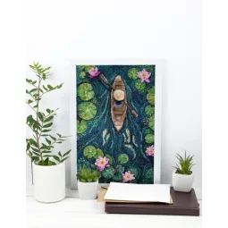 Kreuzstich-Set "Einer im Kanu" 21 x 32 cm AAH-170
