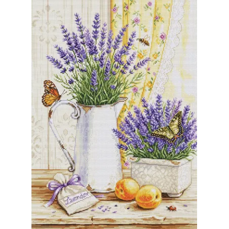 Kreuzstich-Set "Lavendelduft" 29 x 40 cm SB7063