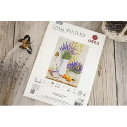 Kreuzstich-Set "Lavendelduft" 29 x 40 cm SB7063