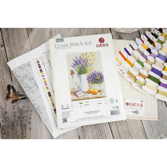 Kreuzstich-Set "Lavendelduft" 29 x 40 cm SB7063
