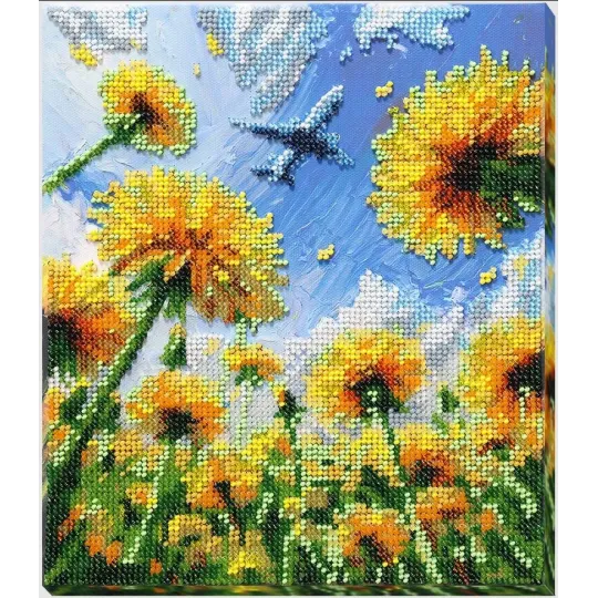 Pagrindinis karoliukų siuvinėjimo rinkinys "Svajonė" 20 x 24 cm AAB-979