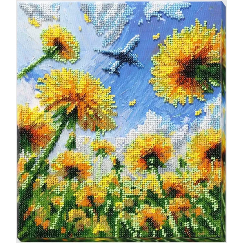 Pagrindinis karoliukų siuvinėjimo rinkinys "Svajonė" 20 x 24 cm AAB-979