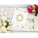Kreuzstich-Set mit Stickrahmen "Die Eleganz der Rosen" 11 x 11 cm SBC111