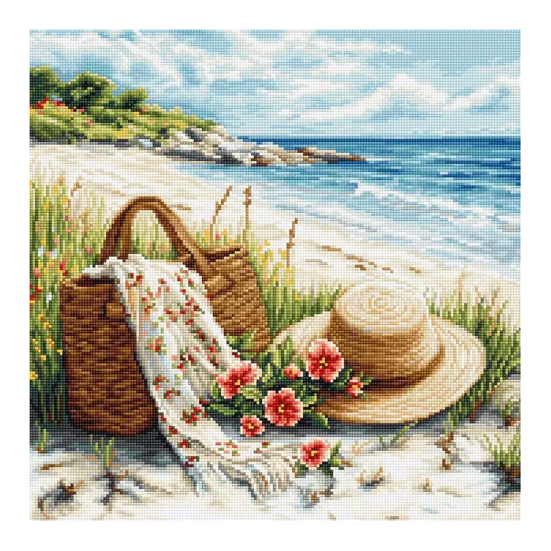 Комплект Petit Point "Эхо лета" 18x18 см SG732
