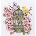 Cross-stitch kit "Canary Song" 22 х 24 cm AAH-331