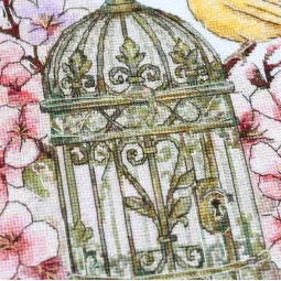 Cross-stitch kit "Canary Song" 22 х 24 cm AAH-331