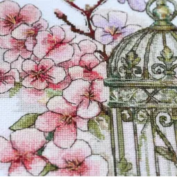 Cross-stitch kit "Canary Song" 22 х 24 cm AAH-331