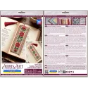 Kreuzstich-Set Lesezeichen "Florale Talisman" 6,5 x 18 cm AAHK-002