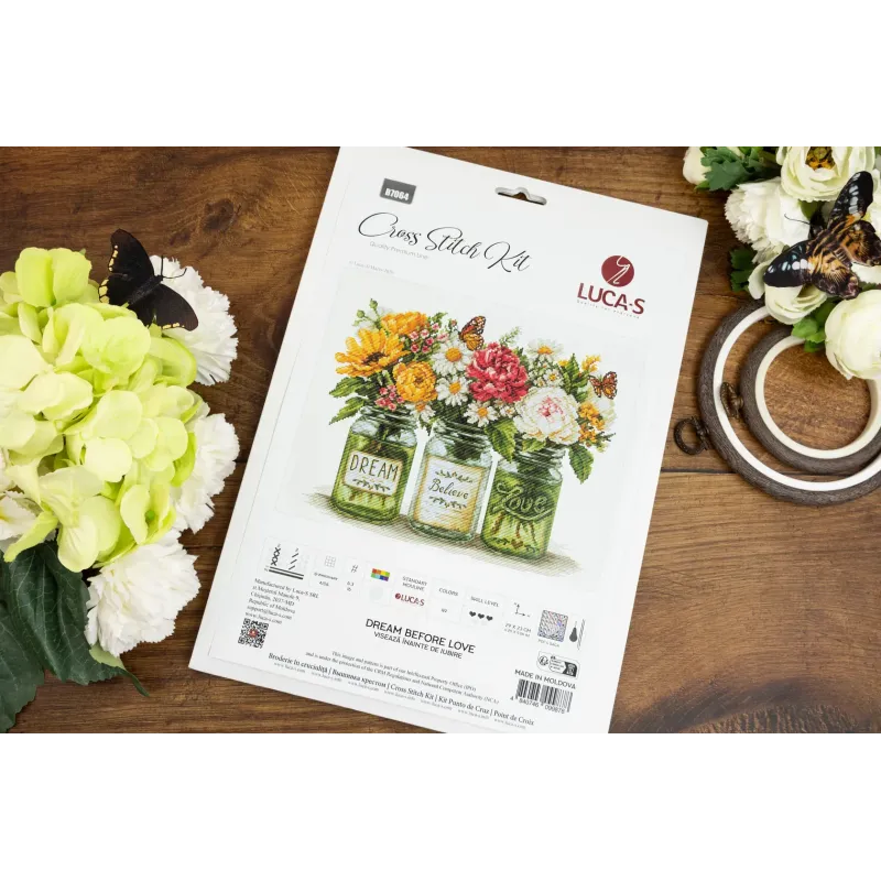 Cross Stitch Kit "Dream Before Love" 29x23 cm SB7064