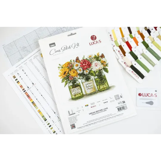 Cross Stitch Kit "Dream Before Love" 29x23 cm SB7064