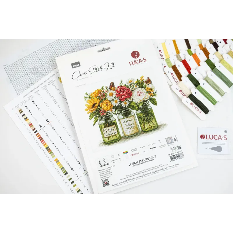 Cross Stitch Kit "Dream Before Love" 29x23 cm SB7064
