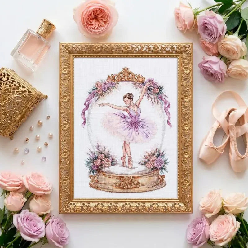Cross-stitch kit "The Embodiment of Grace" 17 х 25 cm AAH-329
