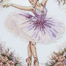 Kryžiaus dygsnio rinkinys "Grakštumo įsikūnijimas" 17 х 25 cm AAH-329