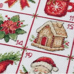 Cross-stitch kit "Christmas Advent" 29 х 50 cm AAH-324
