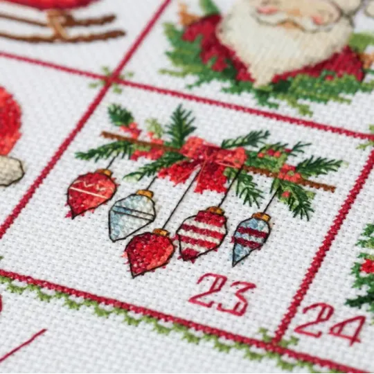 Kreuzstich-Set "Weihnachts-Advent" 29 х 50 cm AAH-324
