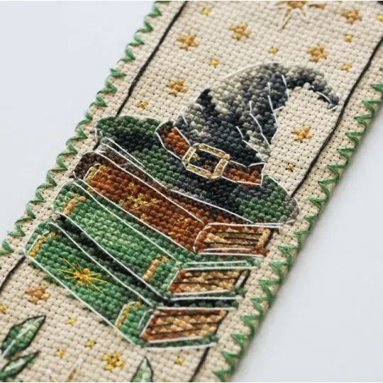 Siuvinėjimo kryželiu rinkinys Žymė "Trijų galia" 6,5 x 18 cm AAHK-003