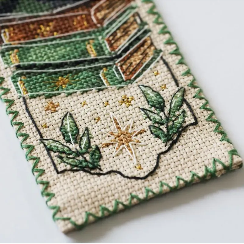 Kreuzstich-Set Lesezeichen "Kraft der Drei" 6,5 x 18 cm AAHK-003