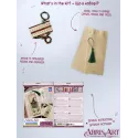 Cross-stitch kit Bookmark "Power of three" 6.5 х 18 cm AAHK-003