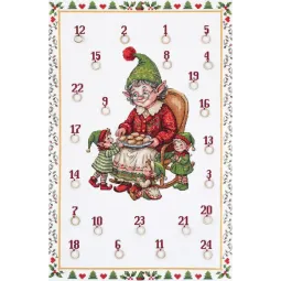 Cross-stitch kit "A treat for the elves" 40 х 60 cm AAH-332