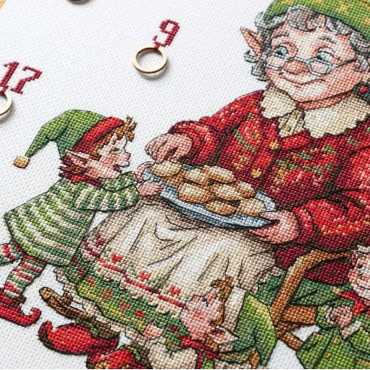 Cross-stitch kit "A treat for the elves" 40 х 60 cm AAH-332