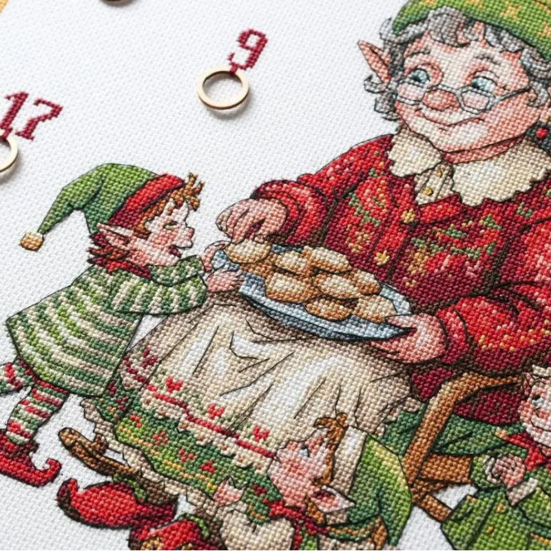 Kit de point de croix "Un régal pour les elfes" 40 х 60 cm AAH-332