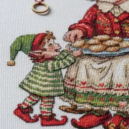Cross-stitch kit "A treat for the elves" 40 х 60 cm AAH-332