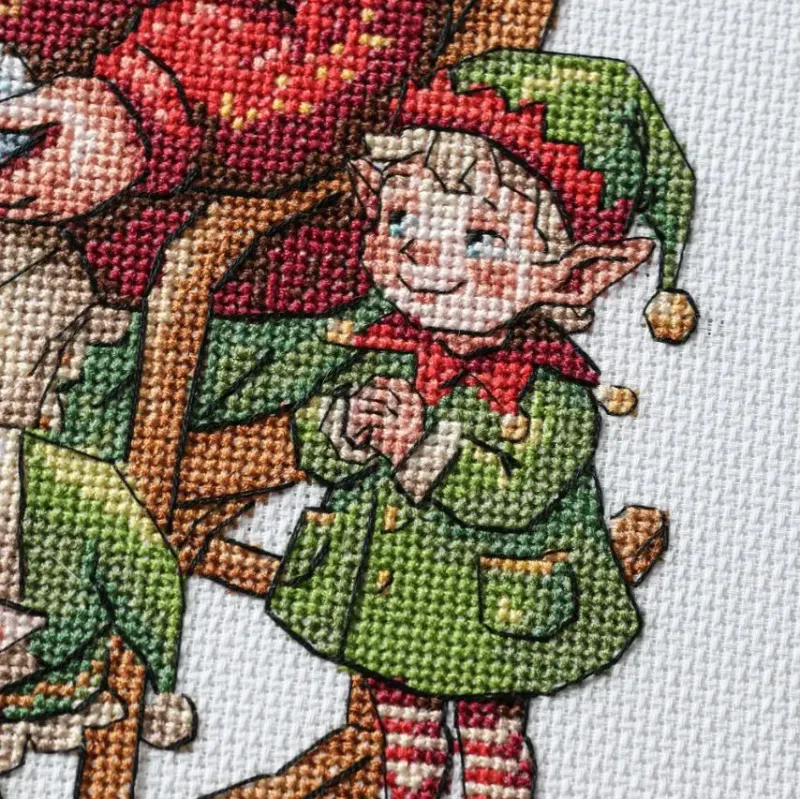Cross-stitch kit "A treat for the elves" 40 х 60 cm AAH-332