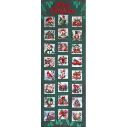 Kit de broderie perles "Calendrier de l'Avent de Noël" 30 x 85 cm AAB-978