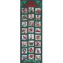 Kit de broderie perles "Calendrier de l'Avent de Noël" 30 x 85 cm AAB-978