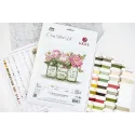 Kit de point de croix "Petit à petit floraison" 33x24 cm SB7065