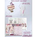 Cross-stitch kit Bookmark "Celestial Watch" 6.5 х 18 cm AAHK-005