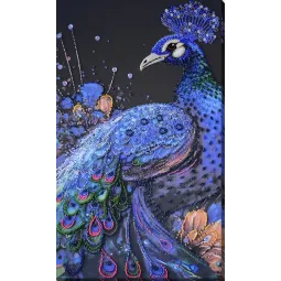 Haupt-Perlenstickerei-Set "Magischer Wundervogel" 25 x 45 cm AAB-907