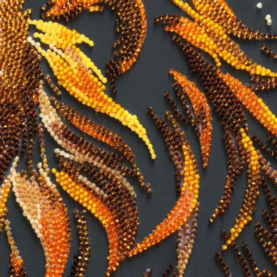 Kit de broderie perles "Le Roi des Bêtes" 30 x 54 cm AAB-983